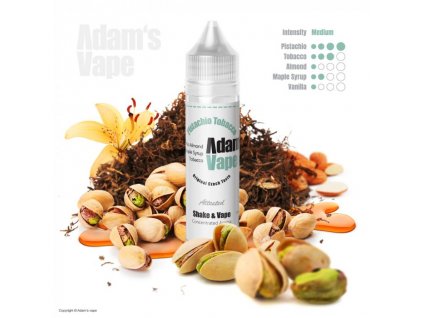 prichut adams vape shake and vape 12ml pistachio tobacco