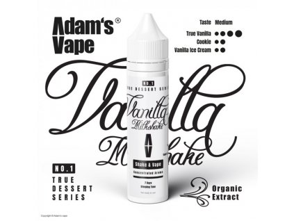 prichut adams vape shake and vape 12ml vanilla milkshake