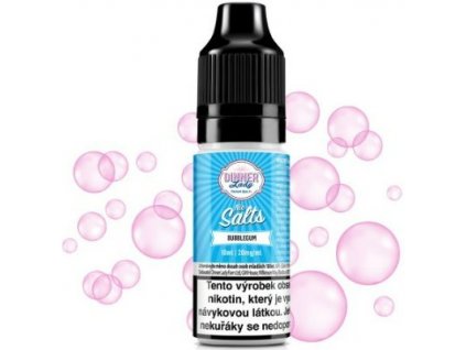 liquid dinner lady nic salt bubblegum 10ml 20mg