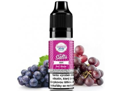 liquid dinner lady nic salt grape 10ml 20mg