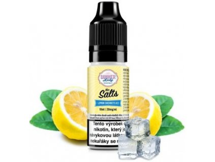 liquid dinner lady nic salt lemon sherbets ice 10ml 20mg