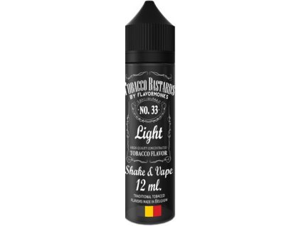 Příchuť Flavormonks Tobacco Bastards Shake and Vape 12ml No.33 Light Tobacco