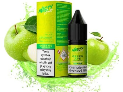 liquid nasty salt green ape 10ml 20mg zelene jablko