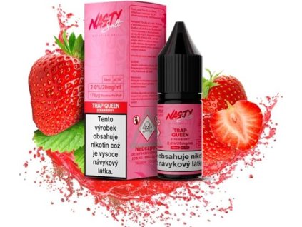 liquid nasty salt trap queen 10ml 20mg jahody