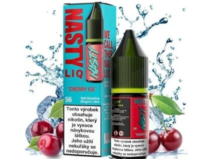 liquid nasty liq salt cherry ice 10ml 10mg tresen led