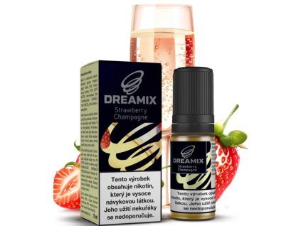 liquid dreamix jahoda se sampanskym strawberry champagne 10ml 18mg