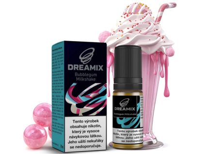 liquid dreamix zvykackovy mlecny koktejl bubblegum milkshake 10ml 3mg