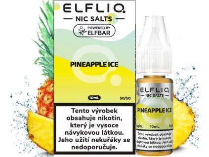liquid elfliq nic salt pineapple ice 10ml 20mg