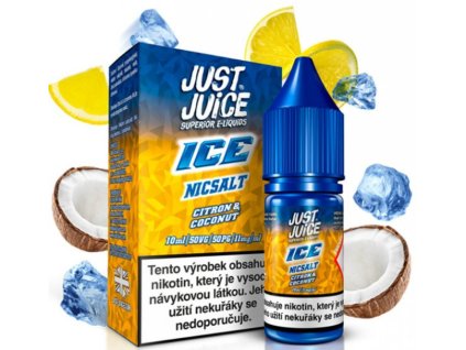 liquid just juice salt ice citron coconut 10ml 20mg