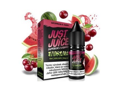 liquid just juice salt watermelon cherry 10ml 20mg