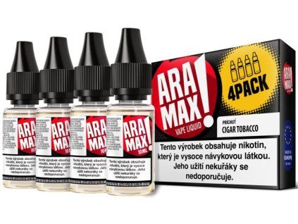 liquid aramax 4pack cigar tobacco 4x10ml