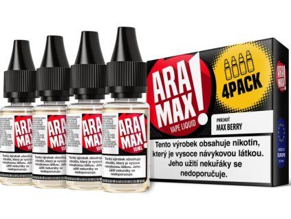 liquid aramax 4pack max berry 4x10ml