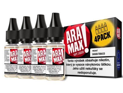 liquid aramax 4pack sahara tobacco 4x10ml