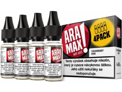 liquid aramax 4pack strawberry kiwi 4x10ml 3mg