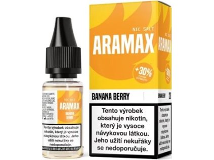 liquid aramax salt banana berry 10ml 10mg