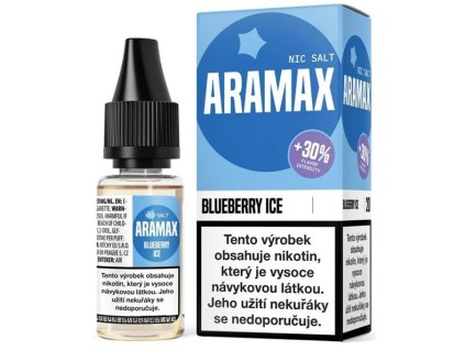 liquid aramax salt blueberry ice 10ml 10mg