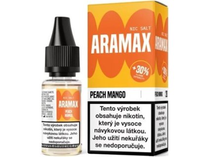 liquid aramax salt peach mango 10ml 20mg