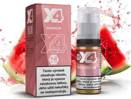 liquid x4 bar juice vodni meloun watermelon 10ml 10mg