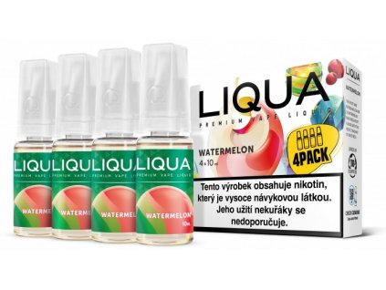 liquid liqua elements 4pack watermelon 4x10ml 3mg vodni meloun