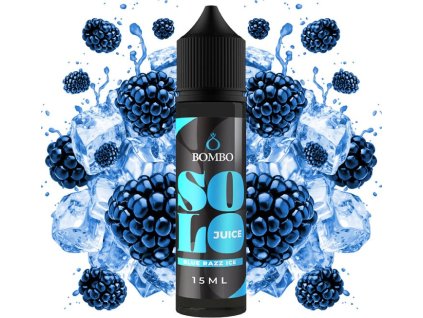 prichut bombo solo juice sv 15ml blue razz ice ledova modra malina