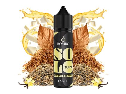 prichut bombo solo juice sv 15ml smooth tobacco jemna tabakova smes