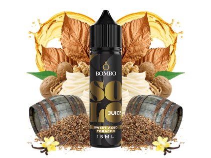 prichut bombo solo juice sv 15ml sweet aged tobacco nasladla tabakova smes