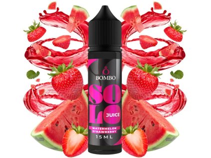 prichut bombo solo juice sv 15ml watermelon strawberry vodni meloun a jahoda