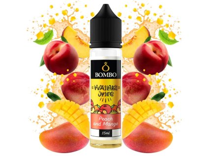 prichut bombo wailani juice sv 15ml peach and mango broskev a mango