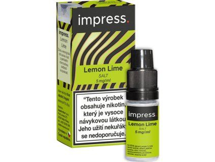 liquid impress salt lemon lime 10ml 5mg