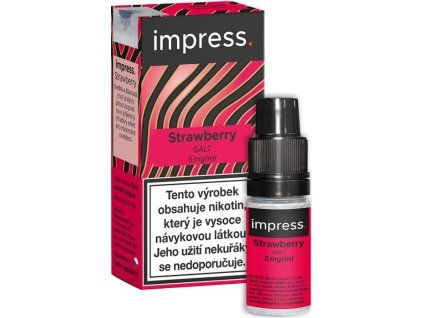 liquid impress salt strawberry 10ml 5mg