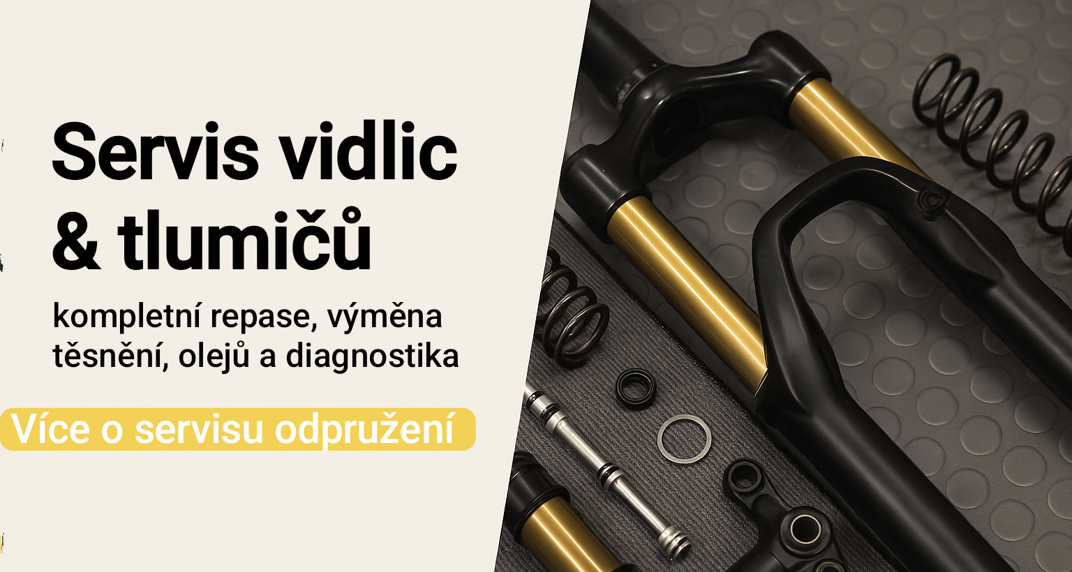 Repase vidlic a tlumičů