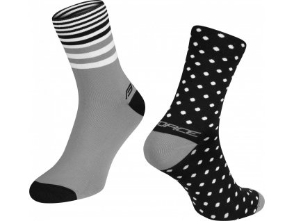 ponožky FORCE SPOT, černo-šedé