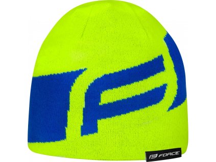 čepice zimní FORCE DWARF pletená, fluo-modrá