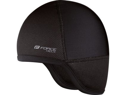 čepice pod přilbu FORCE FREEZE zimní, černá (Velikost S-M)