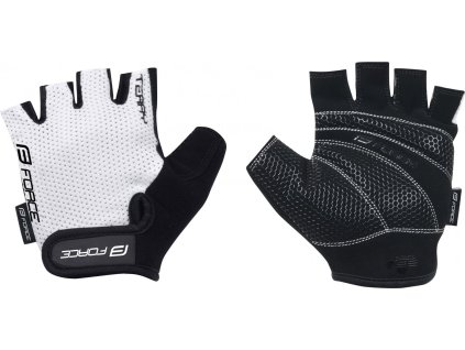 rukavice FORCE TERRY, bílé (Velikost L)