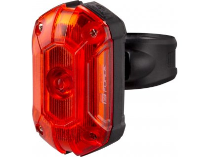 blikačka zadní FORCE RUBY2 25LM, 1x LED, USB