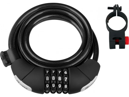 zamek f lux spiralovy kodovy 180cm 8mm drzak crn img 491152 hlavni fd 3