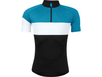 dres FORCE VIEW krátký rukáv,černo-modro-bílý (Velikost 3XL)