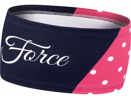 čelenka FORCE FIT POINTS sport zúžená, růž-mod UNI