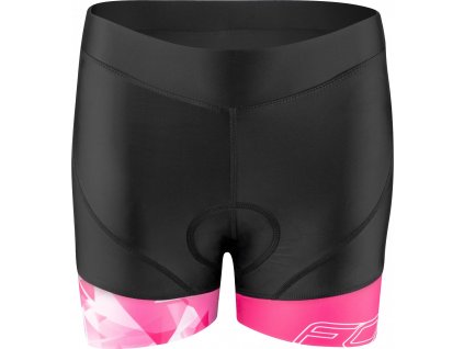 kraťasy F MINI LADY do pasu s vl, černo-růžové (Velikost L)