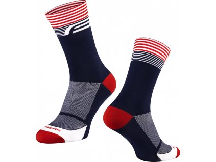 ponožky FORCE STREAK, modro-červené