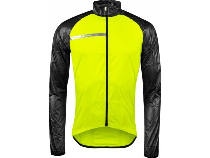 bunda FORCE WINDPRO KID neprofuk, fluo-černá (Velikost F WINDPRO KID neprofuk fluo-černá 128-140)