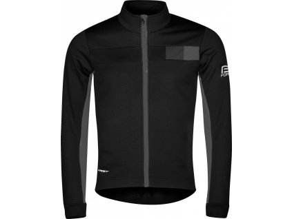 bunda F FROST softshell zimní, černo-šedá