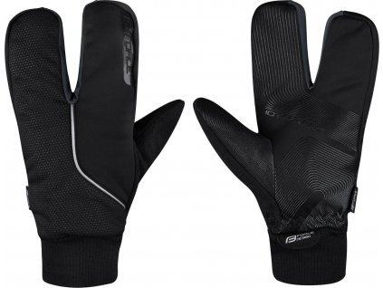 rukavice zimní F HOT RAK PRO 3 prsté, černé