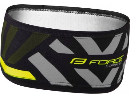 čelenka FORCE SPIKE sport zúžená, černo-fluo UNI