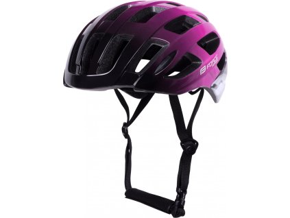 přilba FORCE HAWK, černo-růžová (Velikost L-XL)