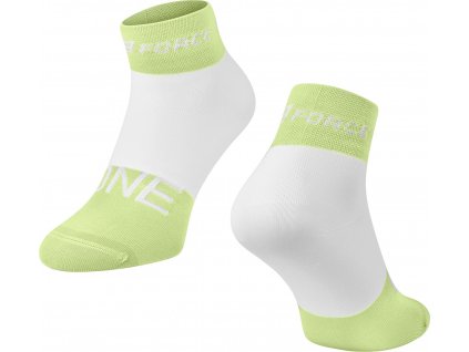 ponožky FORCE ONE, zeleno-bílé