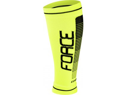 návleky na nohy FORCE COMPRESS, fluo-černé