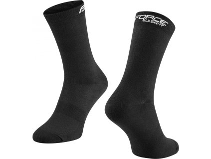 ponožky FORCE ELEGANT vysoké, černé (Velikost S-M/36-41)