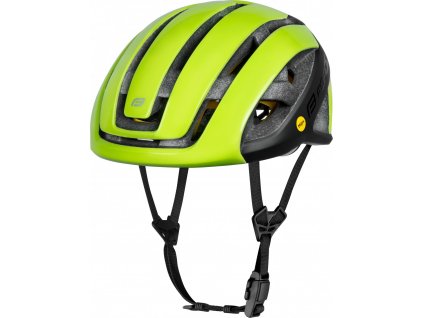 přilba FORCE NEO MIPS, fluo-černá (Velikost fluo-černá S-M)